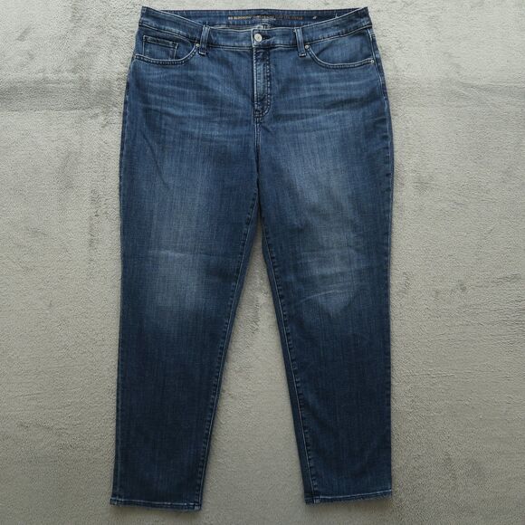 Chico's Jeans Women's 2.5 US-14R High-Rise Girlfriend Slim Leg Ankle 27" Inseam - Picture 1 of 16